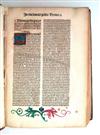 FERRER, VINCENT, Saint. Sermones de tempore et de sanctis. 3 vols. in 2. 1488-89